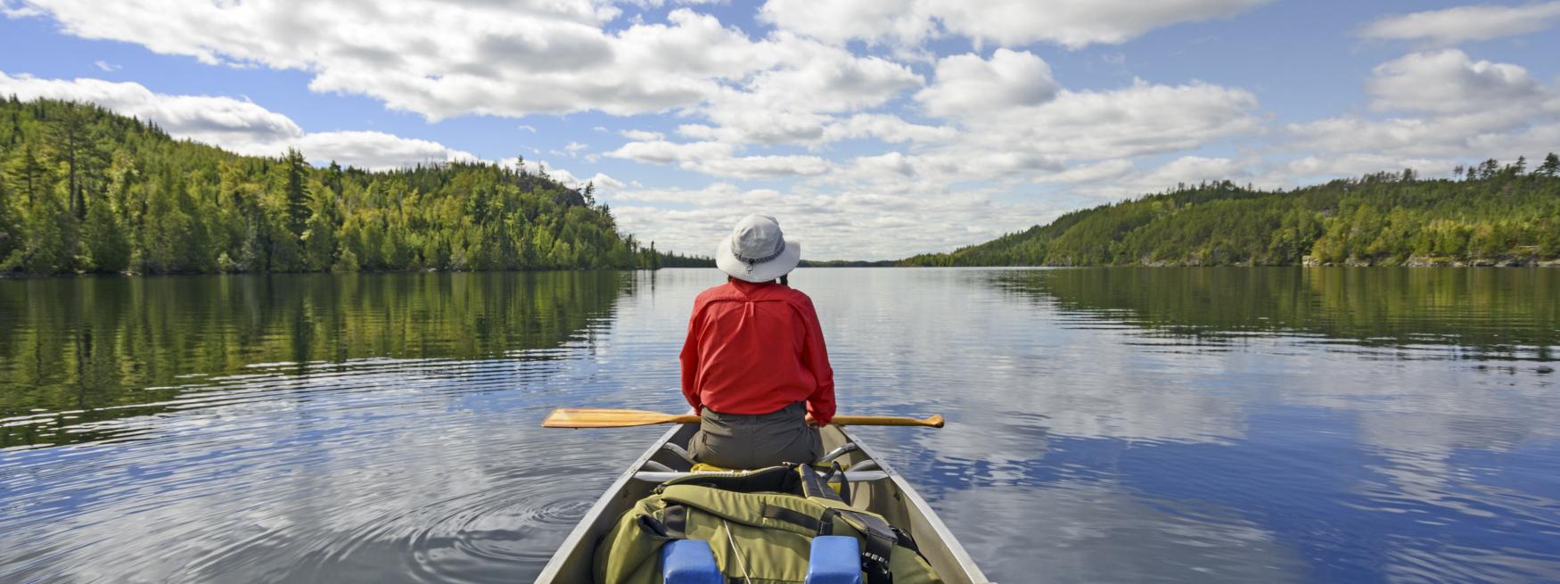 Canoe in BWCA
